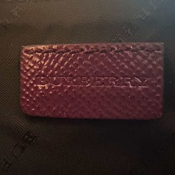 NWT ✨ Burberry Plum Reese D-Ring Chain Strap Leather Crossbody - Picture 5 of 9